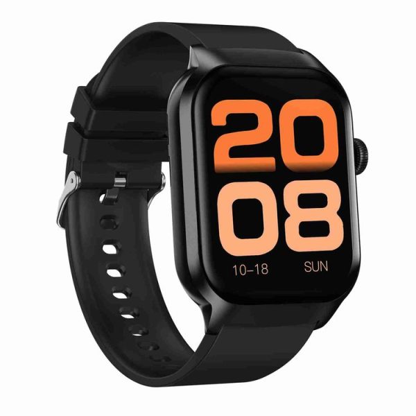 2.01 inch Silicone Strap Bluetooth Call Smart Watch Support Heart Rate Monitoring / Non-invasive Blood Sugar (Black) - Image 2