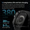 2.01 inch Silicone Strap Bluetooth Call Smart Watch Support Heart Rate Monitoring / Non-invasive Blood Sugar (Black) - Image 20