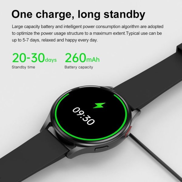 1.43 inch Milanese Steel Strap Bluetooth Call Smart Watch Support ECG / Non-invasive Blood Sugar (Black) - Image 17