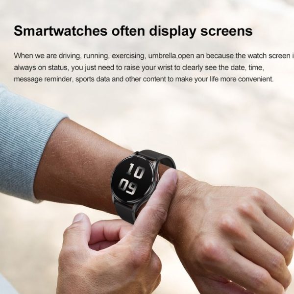 1.43 inch Milanese Steel Strap Bluetooth Call Smart Watch Support ECG / Non-invasive Blood Sugar (Black) - Image 18