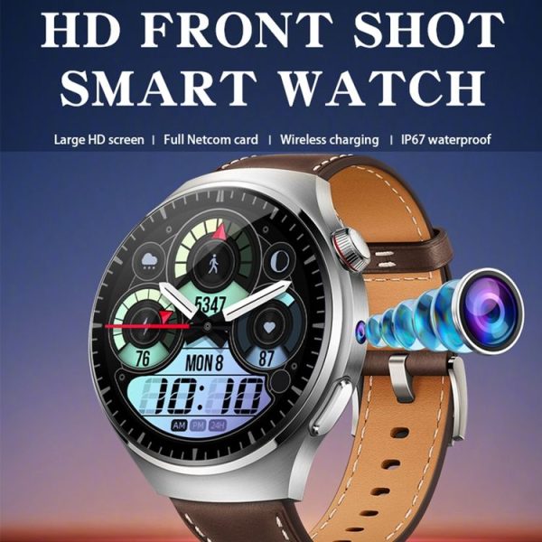 1.53 inch Front Camera Smart Watch Support AI Voice / SIM Card, Specification: 2GB+32GB (Tarnish) - Image 3