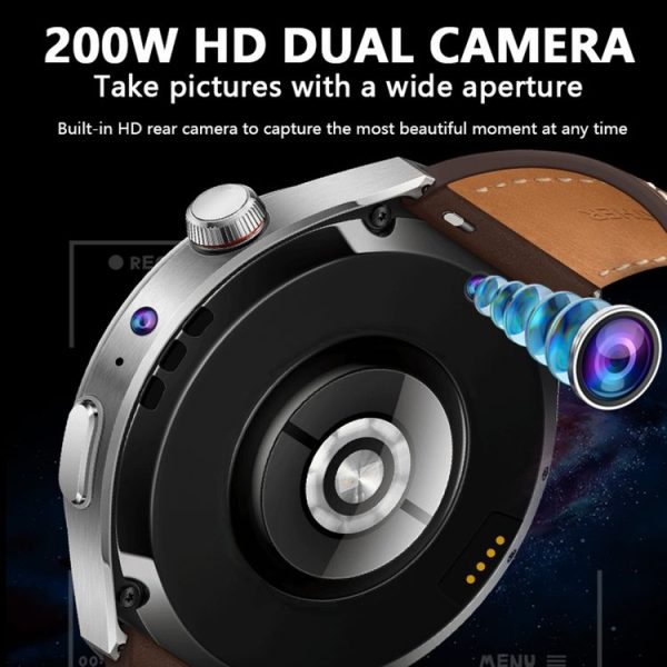1.53 inch Front Camera Smart Watch Support AI Voice / SIM Card, Specification: 2GB+32GB (Tarnish) - Image 9