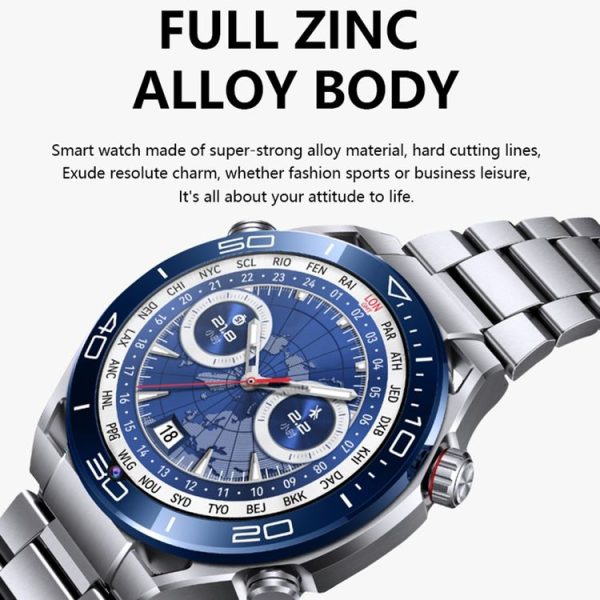 1.53 inch Front Camera Smart Watch Support AI Voice / SIM Card, Specification: 2GB+32GB (Silver) - Image 5