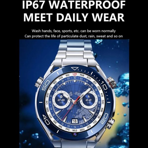 1.53 inch Front Camera Smart Watch Support AI Voice / SIM Card, Specification: 2GB+32GB (Silver) - Image 6