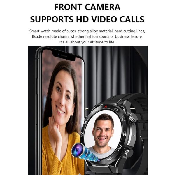 1.53 inch Front Camera Smart Watch Support AI Voice / SIM Card, Specification: 2GB+32GB (Silver) - Image 7