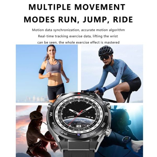 1.53 inch Front Camera Smart Watch Support AI Voice / SIM Card, Specification: 2GB+32GB (Silver) - Image 9