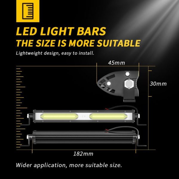9-30V 12W 6000K Car LED Work Light (White Light) - Image 2