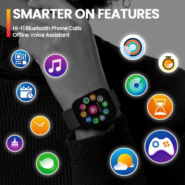 Zeblaze GTS 3 Plus 2.15 inch IP68 Waterproof Fitness Smart Watch (Starlight Silver) - Image 11
