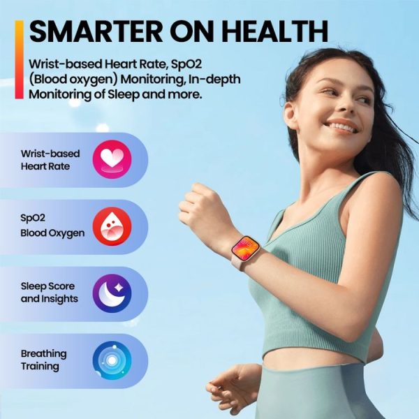 Zeblaze GTS 3 Plus 2.15 inch IP68 Waterproof Fitness Smart Watch (Starlight Silver) - Image 7