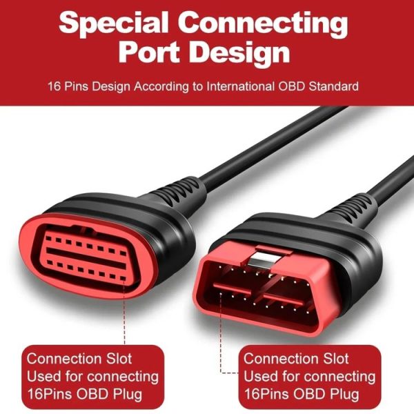 THINKCAR ThinkDiag Car OBD2 Extension Cable, Cable Length: 30cm - Image 4
