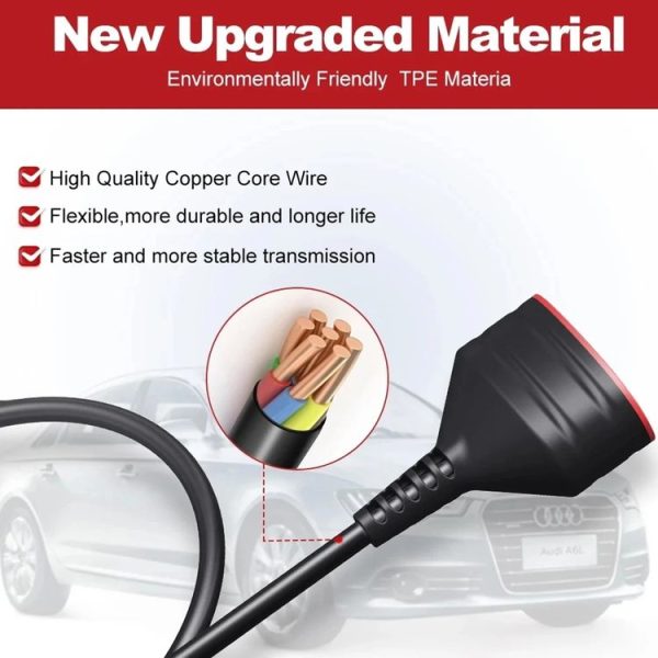 THINKCAR ThinkDiag Car OBD2 Extension Cable, Cable Length: 30cm - Image 6