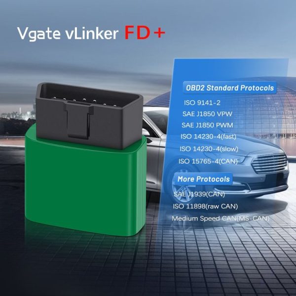 VLINKER FD + V2.2 Bluetooth 4.0 Car OBD Fault Diagnosis Detector - Image 6