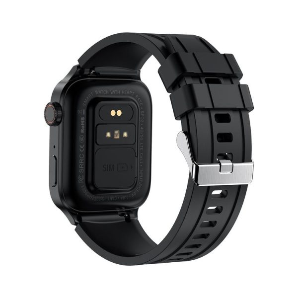 HAMTOD GT33 1.96 inch 4G Smart Call Watch Supports SOS Alarm (Black) - Image 3