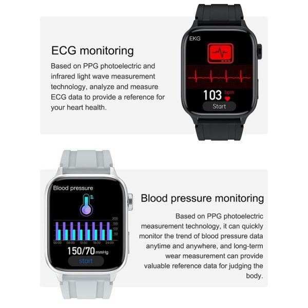HAMTOD GT33 1.96 inch 4G Smart Call Watch Supports SOS Alarm (Black) - Image 9