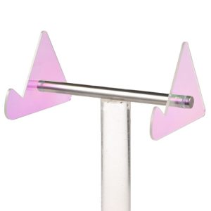 Acrylic Colorful Keyboard Storage Display Stand, Style: Single Layer
