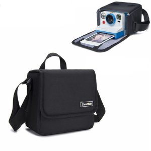 Cwatcun D52 Crossbody Camera Bag Photography Lens Shoulder Bag, Size: 17 x 18 x 11cm (Black)