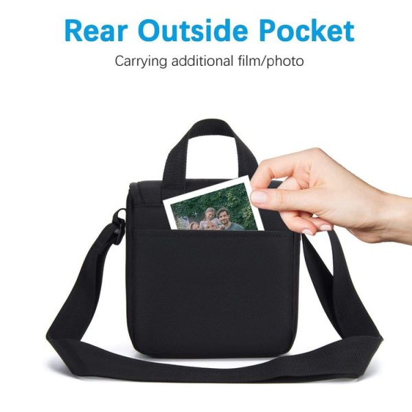 Cwatcun D52 Crossbody Camera Bag Photography Lens Shoulder Bag, Size: 17 x 18 x 11cm (Black) - Image 4