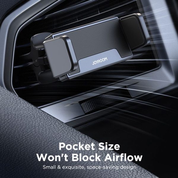 JOYROOM JR-ZS377 Car Air Vent Mobile Phone Navigation Holder (Black) - Image 4