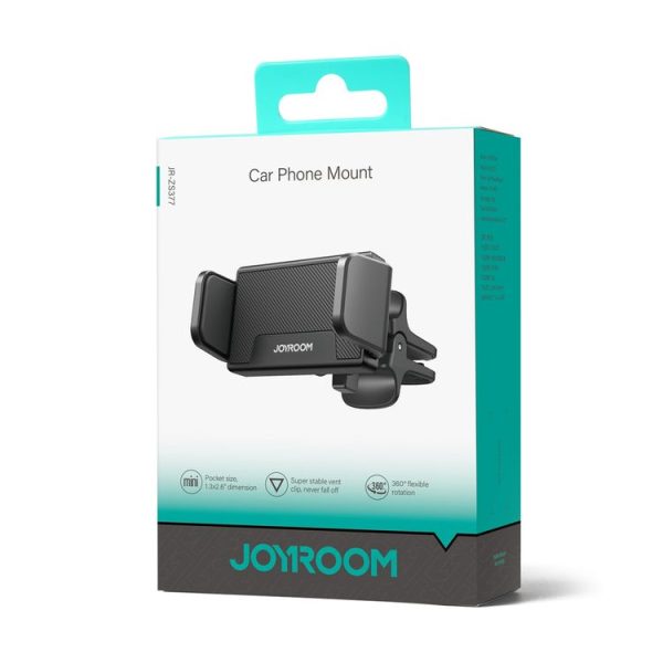 JOYROOM JR-ZS377 Car Air Vent Mobile Phone Navigation Holder (Black) - Image 8