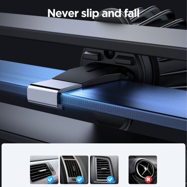JOYROOM JR-ZS240 Pro Magnetic Wireless Car Air Outlet Charger (Black) - Image 7