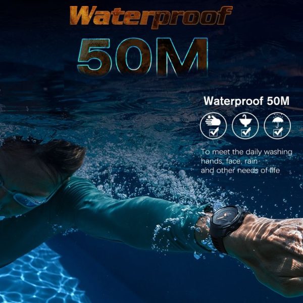 NORTH EDGE MarsPro Carbon Fiber Outdoor Sports Multifunctional Electronic Watch (Black) - Image 6