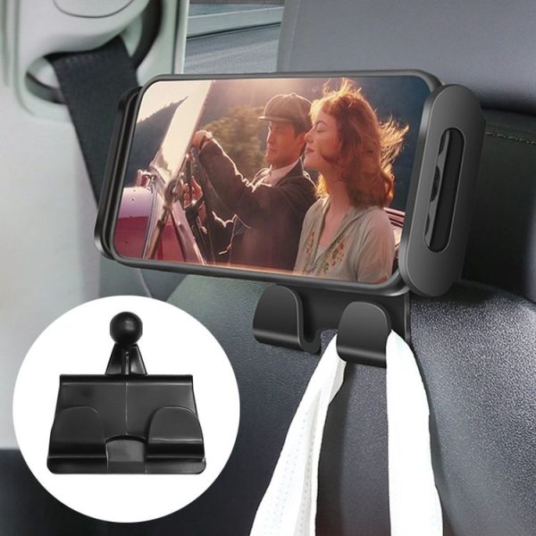 Tesla Model 3 / Y Car Rear Seat Phone Tablet Holder, Style: Bracket Base