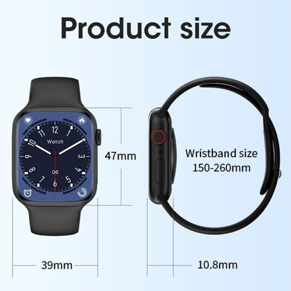 WIWU SW01 S9 2.1 inch IPS Screen IP68 Waterproof Bluetooth Smart Watch (Silver) - Image 13