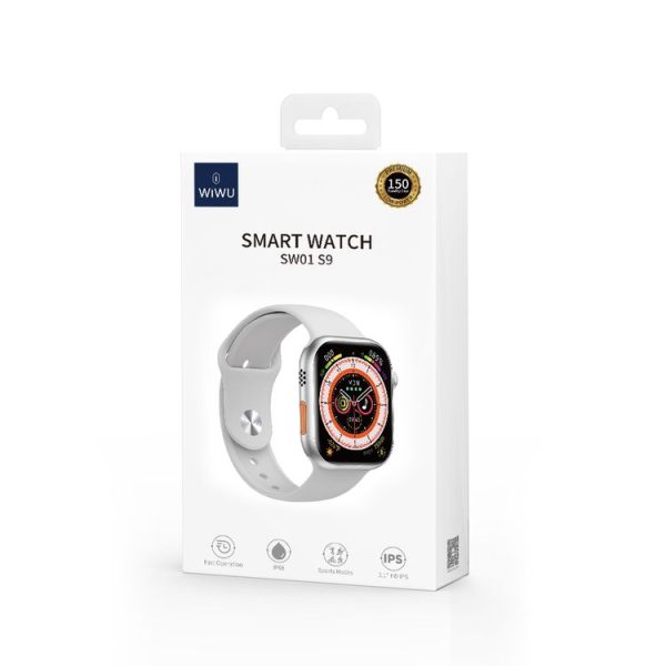 WIWU SW01 S9 2.1 inch IPS Screen IP68 Waterproof Bluetooth Smart Watch (Silver) - Image 3