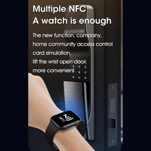 WIWU SW01 S9 2.1 inch IPS Screen IP68 Waterproof Bluetooth Smart Watch (Silver) - Image 8