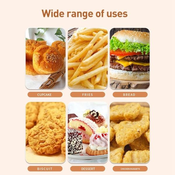 100sheets / Pack Square Baking Greaseproof Paper Burger Sandwich Liner Paper, size: 22x22cm (Coffee) - Image 8