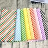 100sheets / Pack Striped Baking Greaseproof Paper Food Placemat Paper, size: 30x30cm (Purple) - Image 2