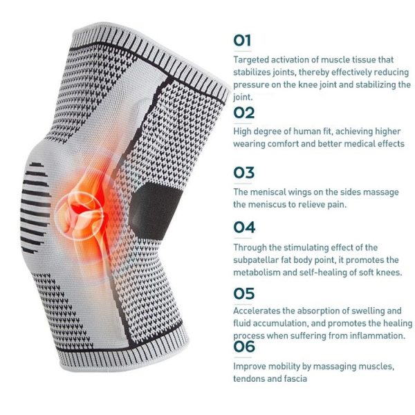 Dual Spring Support Silicone Sports Brace Fitness Protective Pads, Specification: S Size (Grey) - Image 2