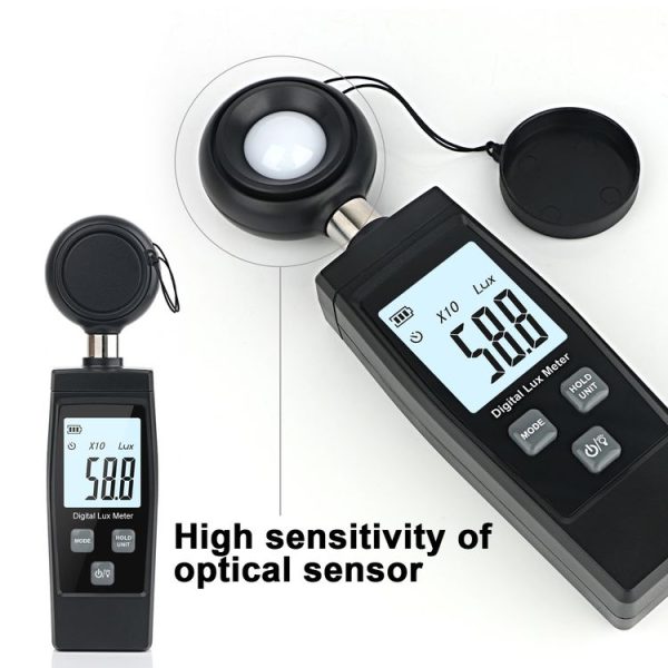 RZ851 Digital Light Meter, Range: 0-200, 000 Lux (Black) - Image 4