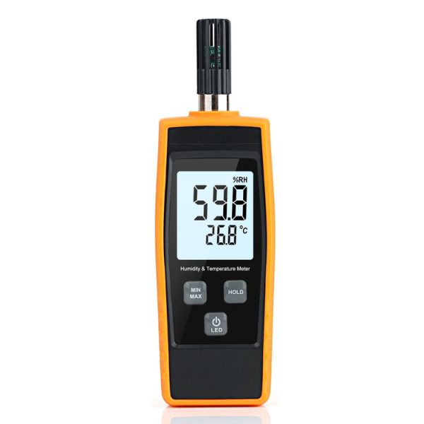 RZ852 Digital Temperature and Humidity Meter (Orange)