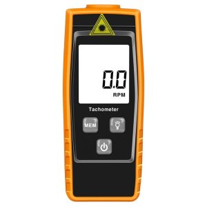 RZ835 Digital Tachometer, Range: 2.5-99999RPM (Orange)
