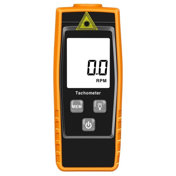 RZ835 Digital Tachometer, Range: 2.5-99999RPM (Orange)