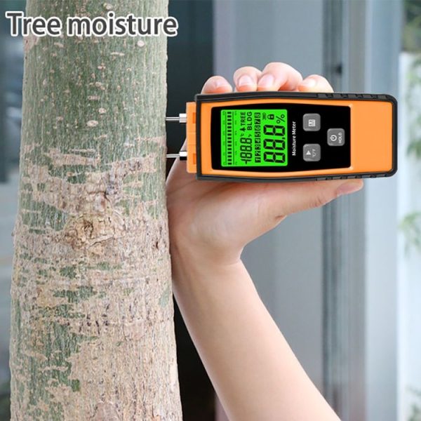 RZ862 Detachable Probe Wood Moisture Tester (Orange) - Image 6
