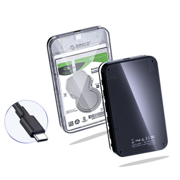 ORICO DZ25C3-CR 2.5-inch Type-C 5Gbps External Storage HDD Case (Black)