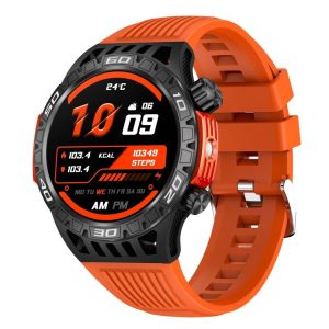 HT22 1.46 inch Smart Sport Watch, Support Bluetooth Call / Sleep / Heart Rate / Blood Pressure Health Monitor (Orange)