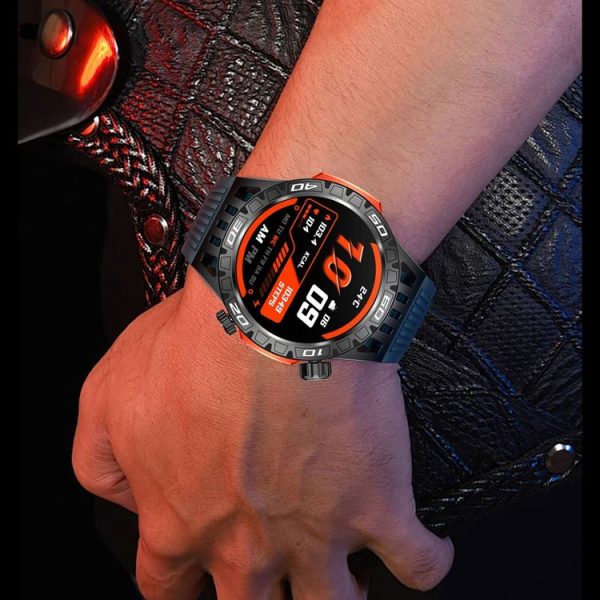 HT22 1.46 inch Smart Sport Watch, Support Bluetooth Call / Sleep / Heart Rate / Blood Pressure Health Monitor (Orange) - Image 9