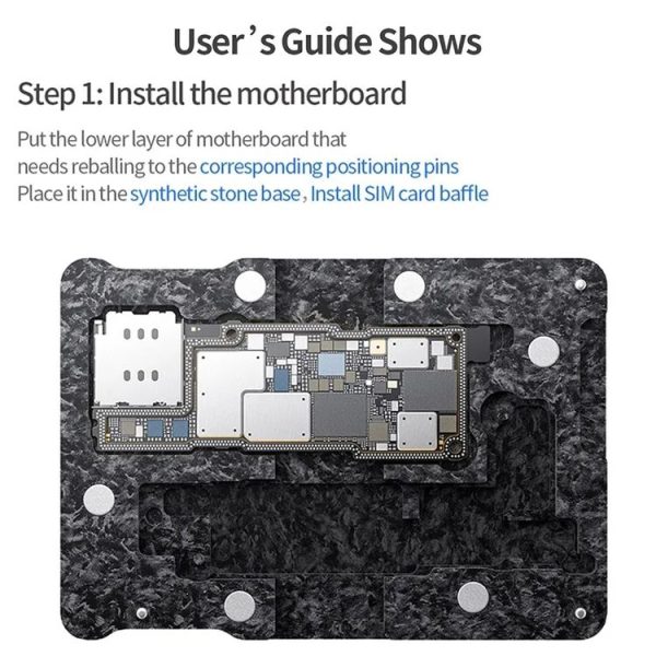 Qianli Magnetic Middle Layer BGA Reballing Platform For iPhone 15 Series - Image 5