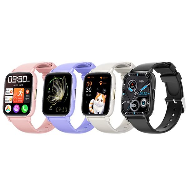 DM60+ 1.83 inch BT5.2 Smart Sport Watch, Support Bluetooth Call / Sleep / Blood Sugar / Blood Oxygen / Temperature / Heart Rate / Blood Pressure Health Monitor (Black) - Image 4