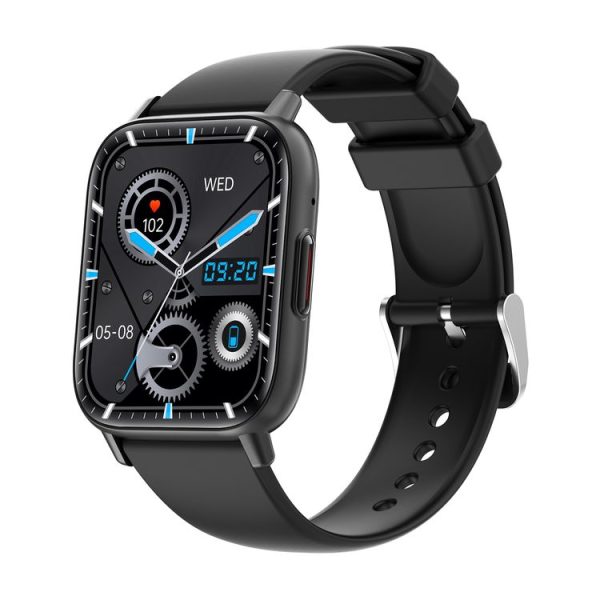 DM05 1.83 inch BT5.2 Smart Sport Watch, Support Sleep / Heart Rate / Blood Oxygen / Temperature / Heart Sugar / Blood Pressure Health Monitor (Black)
