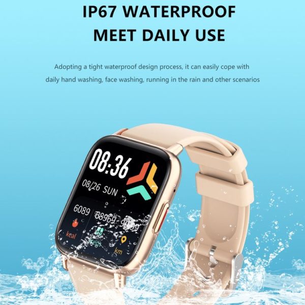 DM05 1.83 inch BT5.2 Smart Sport Watch, Support Sleep / Heart Rate / Blood Oxygen / Temperature / Heart Sugar / Blood Pressure Health Monitor (Black) - Image 13