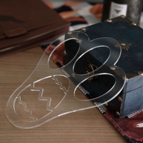Acrylic Easter Bunny Footprint Template, Style: Single Footprint - Image 3