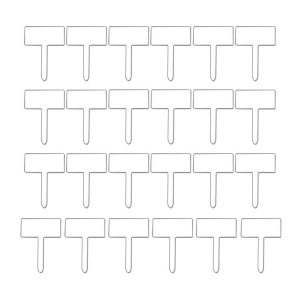 24pcs / Box Acrylic Plant Label Nameplate Potted Plant Sign Holder