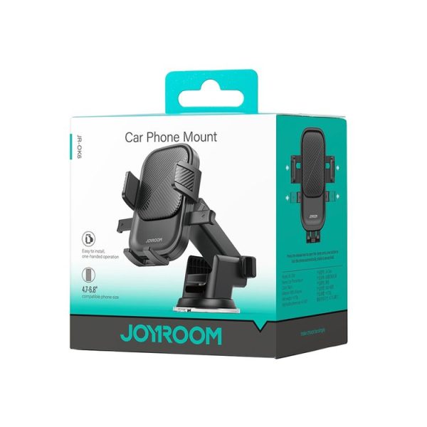 JOYROOM JR-OK6 Mechanical Car Phone Mount (Black) - Image 7