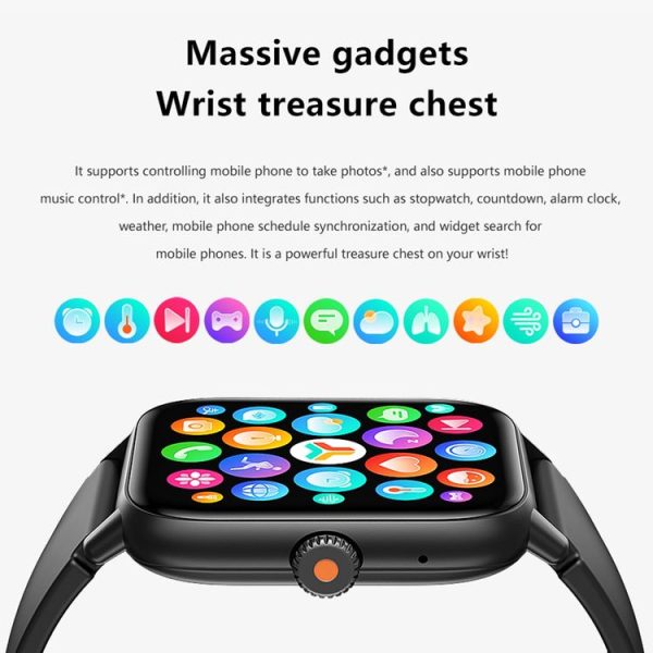 QS13 1.83 inch BT5.2 Smart Sport Watch, Support Bluetooth Call / Sleep / Blood Sugar / Blood Oxygen / Heart Rate / Blood Pressure Health Monitor (Pink) - Image 12