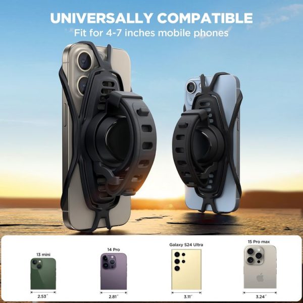 JOYROOM JR-ZS382 Silicone Bike Phone Mount (Black) - Image 6