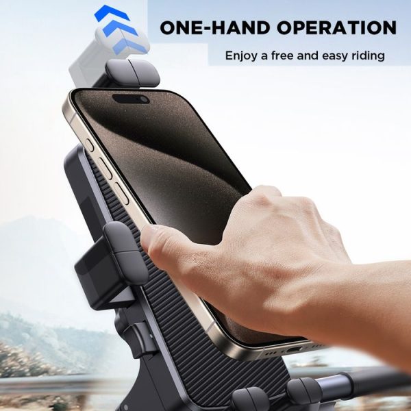 JOYROOM JR-OK7 Mechanical Bike Phone Mount (Black) - Image 3